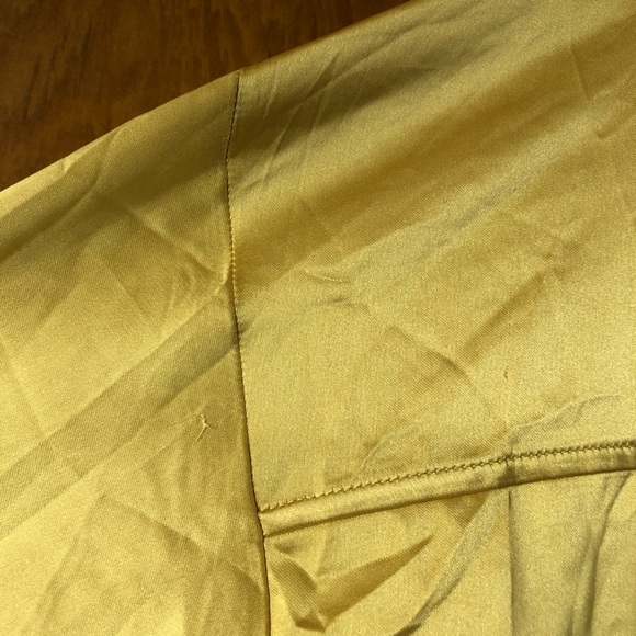 Zara Glod Satin Effect Shirt - Picture 8 of 13